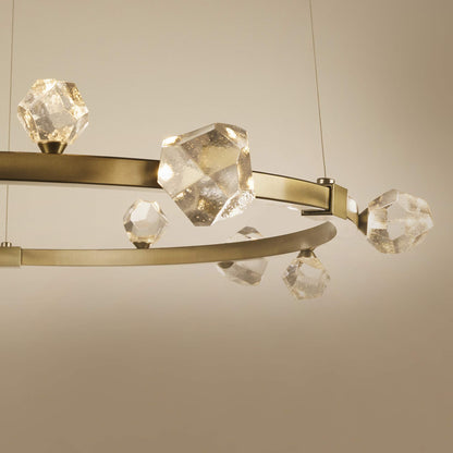 Stella Ring LED Chandelier in Detail.