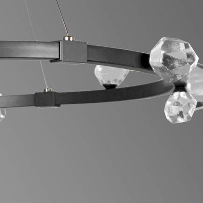 Stella Ring LED Chandelier in Detail.