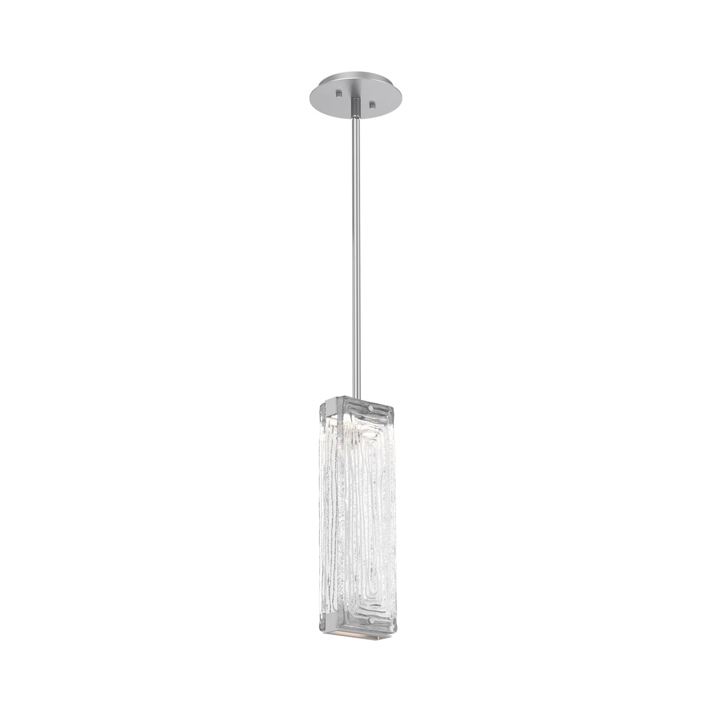 Tabulo LED Pendant Light in Classic Silver/Tabulo Linea.
