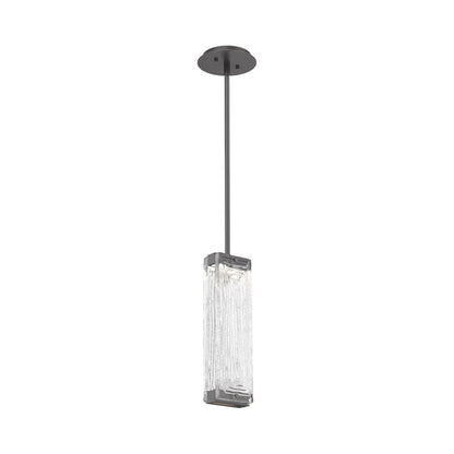Tabulo LED Pendant Light in Graphite/Tabulo Linea.