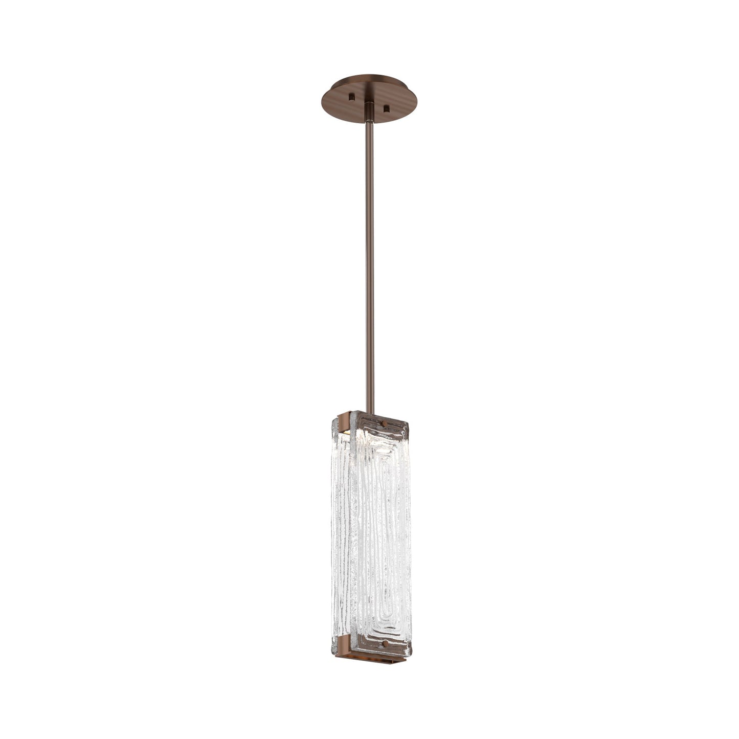 Tabulo LED Pendant Light in Oil Rubbed Bronze/Tabulo Linea.