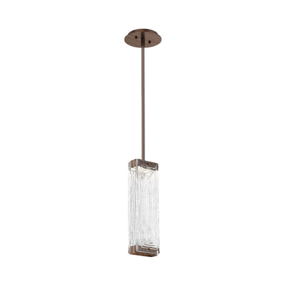 Tabulo LED Pendant Light in Oil Rubbed Bronze/Tabulo Linea.