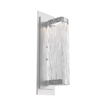 Tabulo LED Wall Light in Classic Silver/Tabulo Tidal.