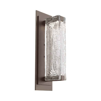 Tabulo LED Wall Light in Flat Bronze/Tabulo Linea.