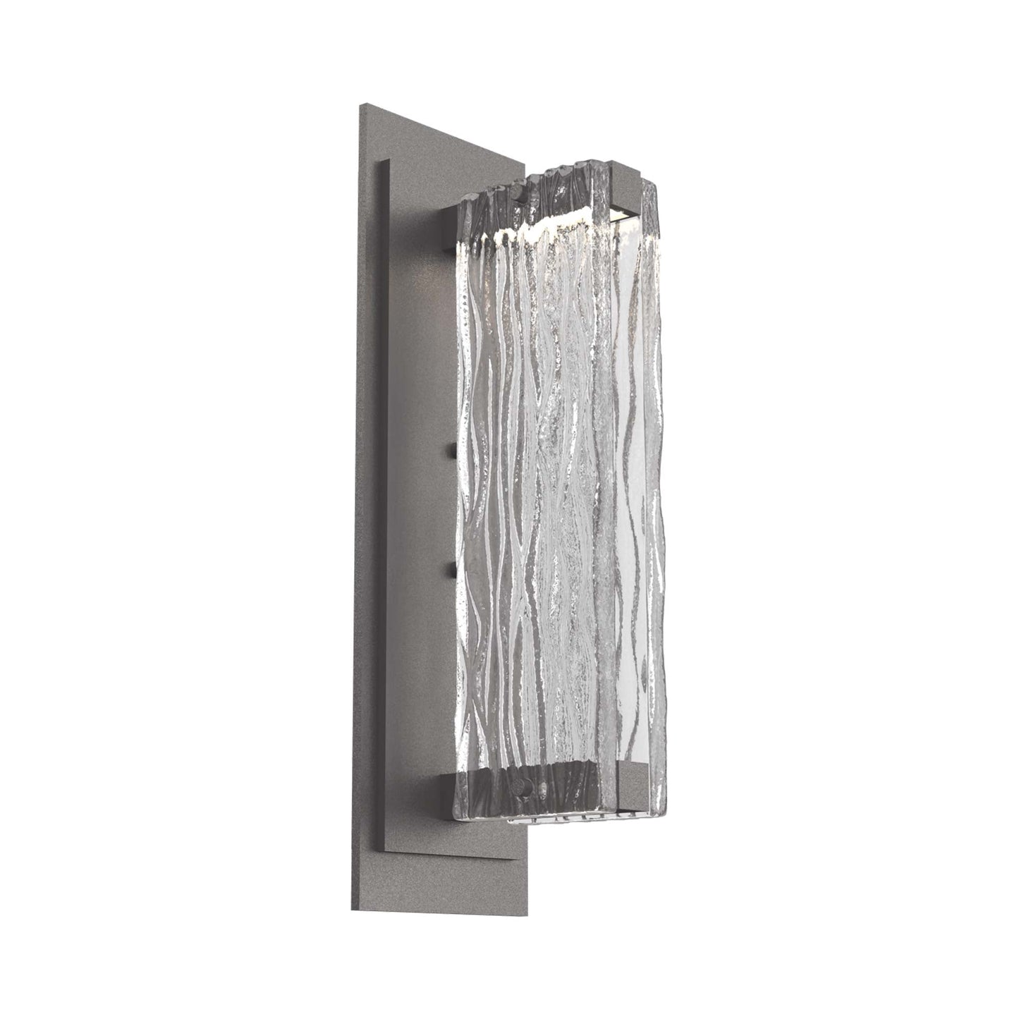 Tabulo LED Wall Light in Graphite/Tabulo Tidal.