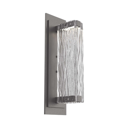 Tabulo LED Wall Light in Graphite/Tabulo Tidal.