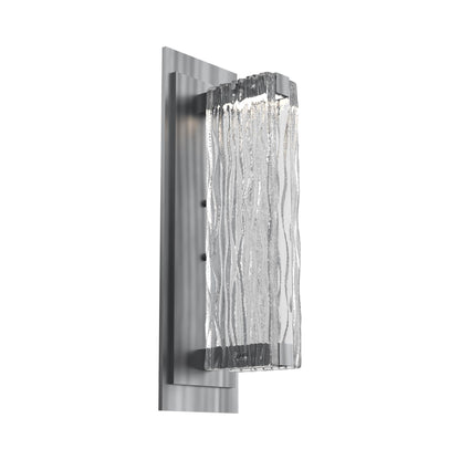 Tabulo LED Wall Light in Gunmetal/Tabulo Tidal.