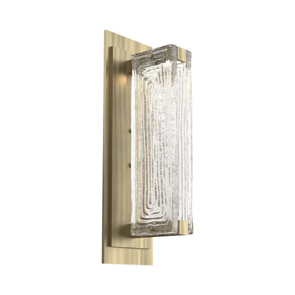Tabulo LED Wall Light in Heritage Brass/Tabulo Linea.