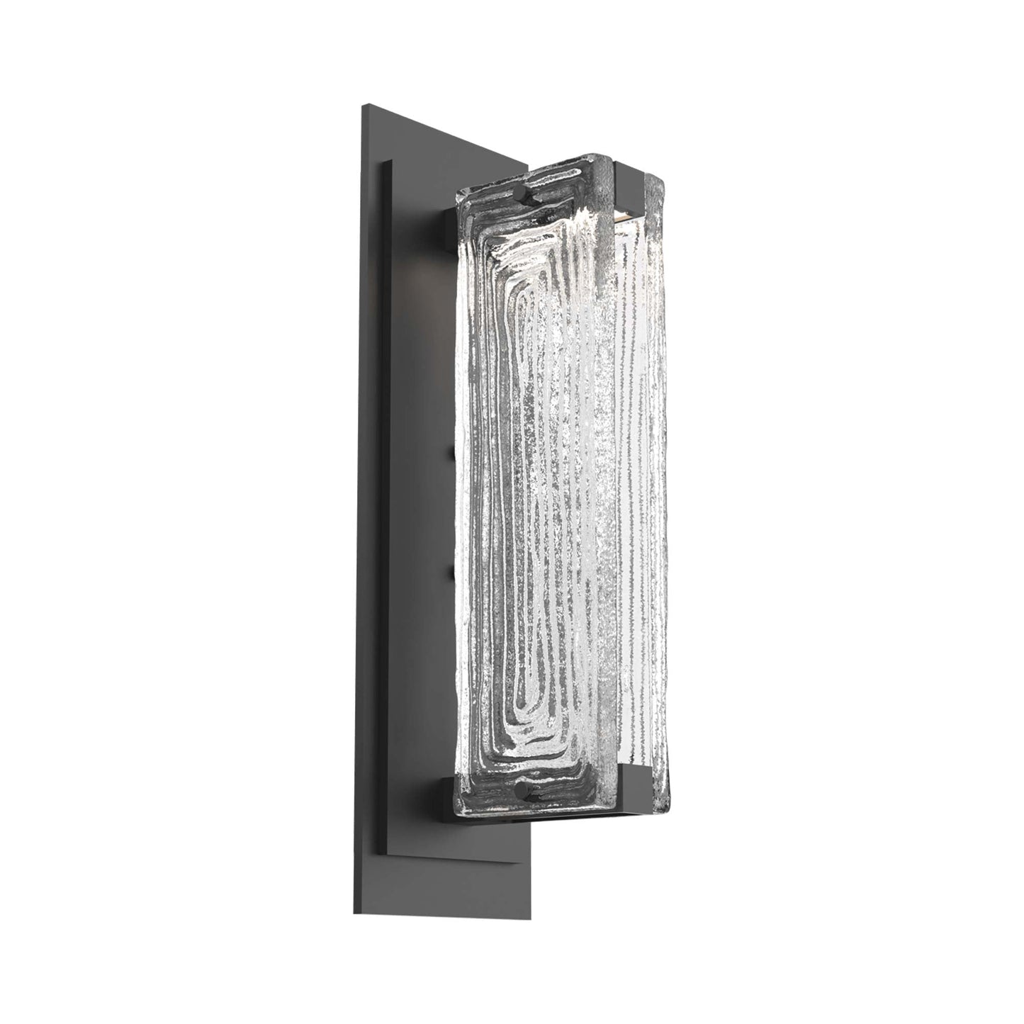 Tabulo LED Wall Light in Matte Black/Tabulo Linea.