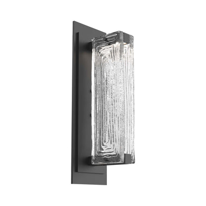 Tabulo LED Wall Light in Matte Black/Tabulo Linea.