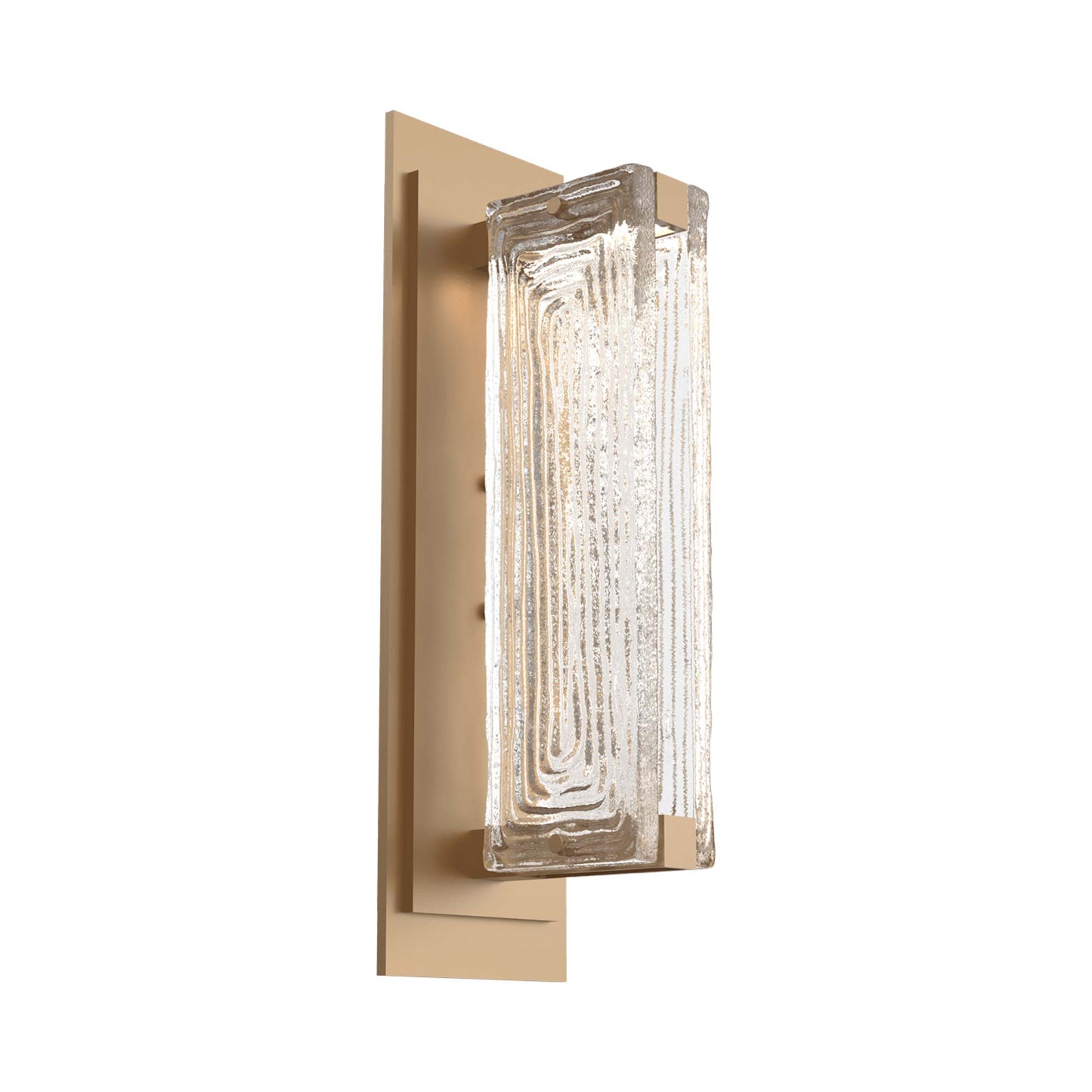 Tabulo LED Wall Light in Novel Brass/Tabulo Linea.