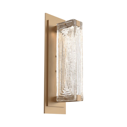 Tabulo LED Wall Light in Novel Brass/Tabulo Linea.