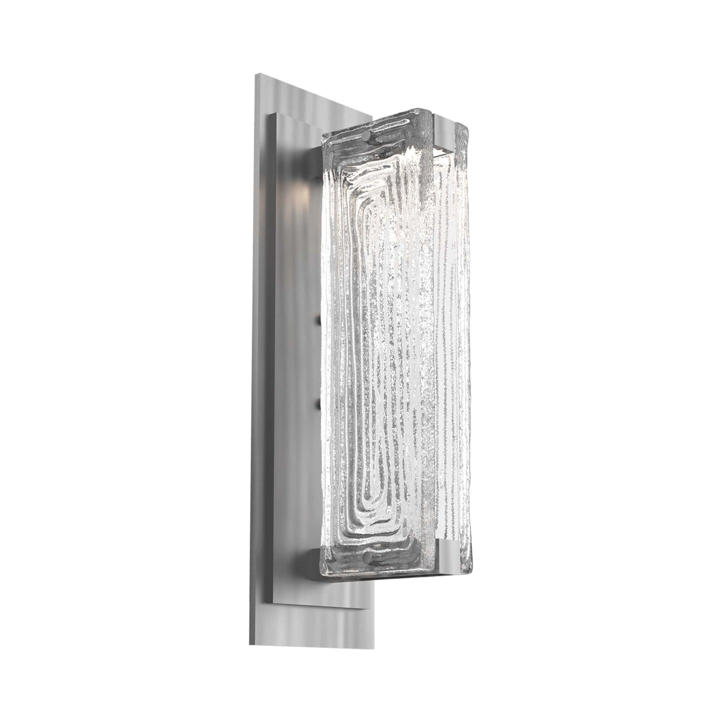 Tabulo LED Wall Light in Satin Nickel/Tabulo Linea.