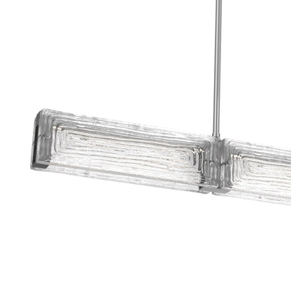 Tabulo Linea Linear LED Chandelier in Detail.