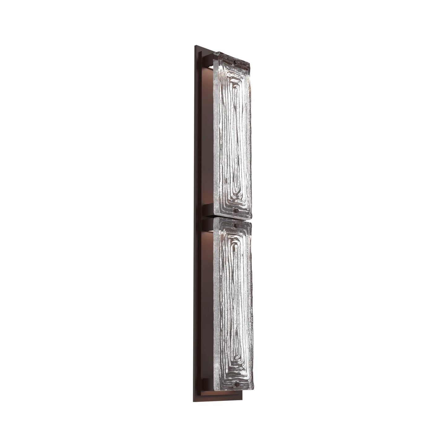 Tabulo Outdoor LED Wall Light in Statuary Bronze/Tabulo Linea (30-Inch).