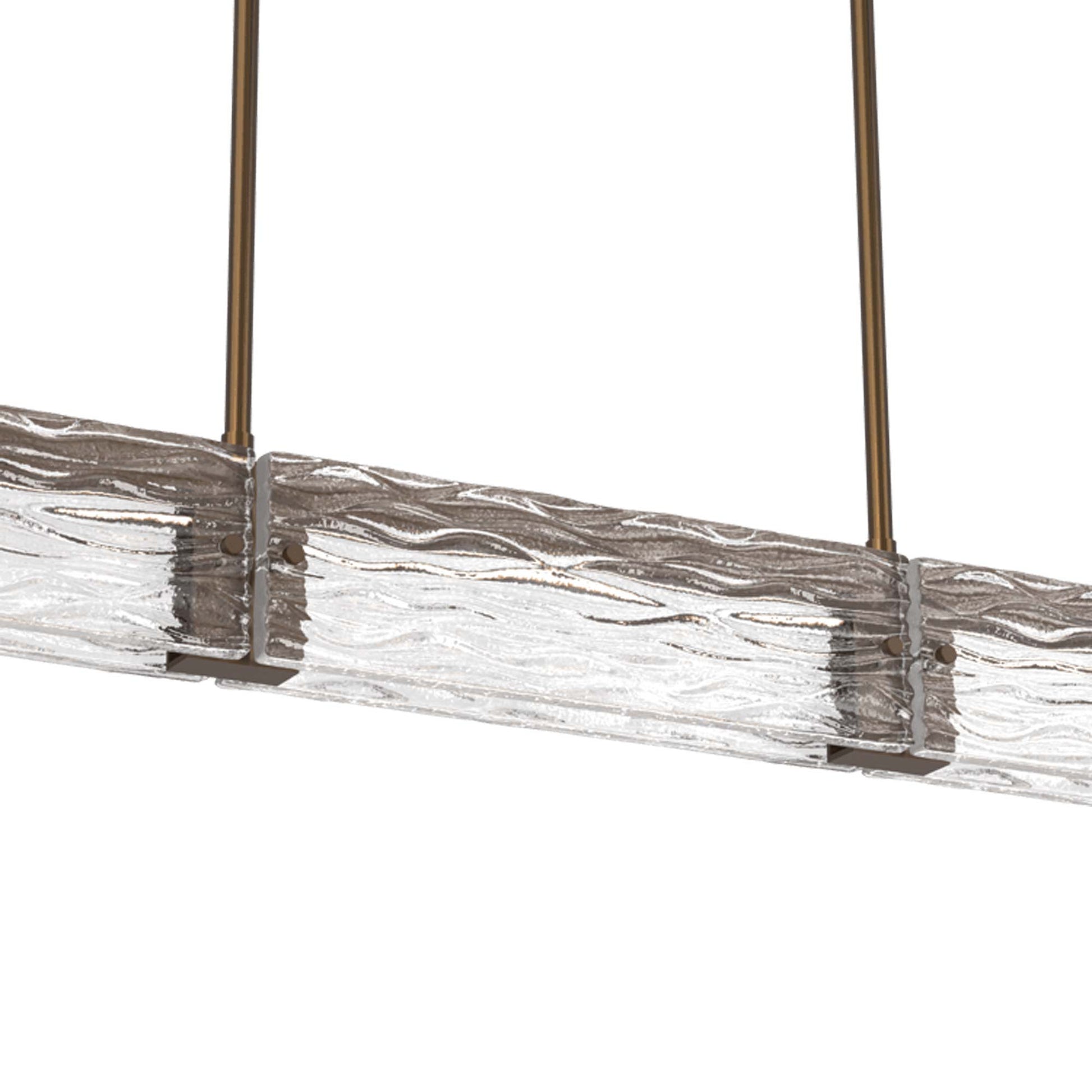 Tabulo Tidal Linear LED Chandelier in Detail.