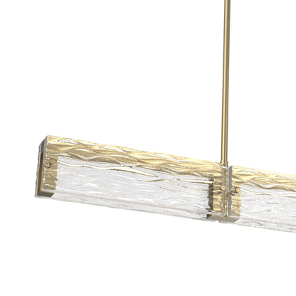 Tabulo Tidal Linear LED Chandelier in Detail.