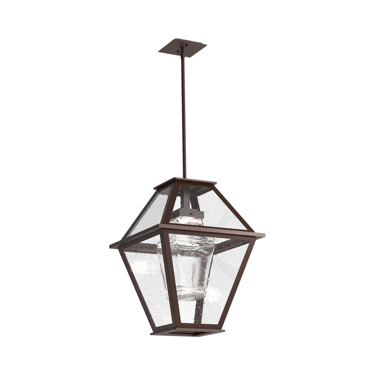 Terrace Outdoor LED Pendant Light in Statuary Bronze.