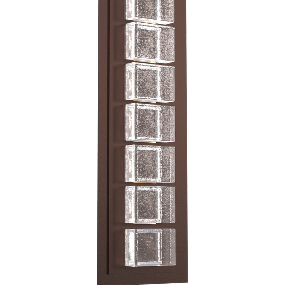 Tessera Pave Outdoor LED Wall Light in Detail.