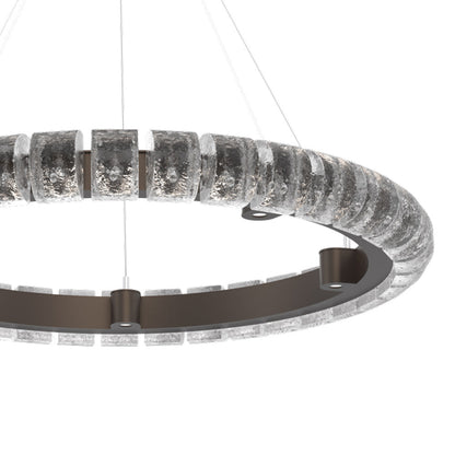 Tessera Ring Orb LED Chandelier in Detail.