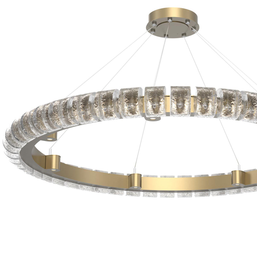 Tessera Ring Orb LED Chandelier in Detail.
