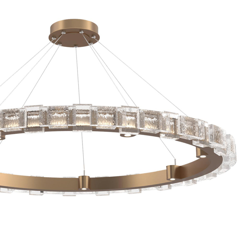 Tessera Ring Tetro LED Chandelier in Detail.