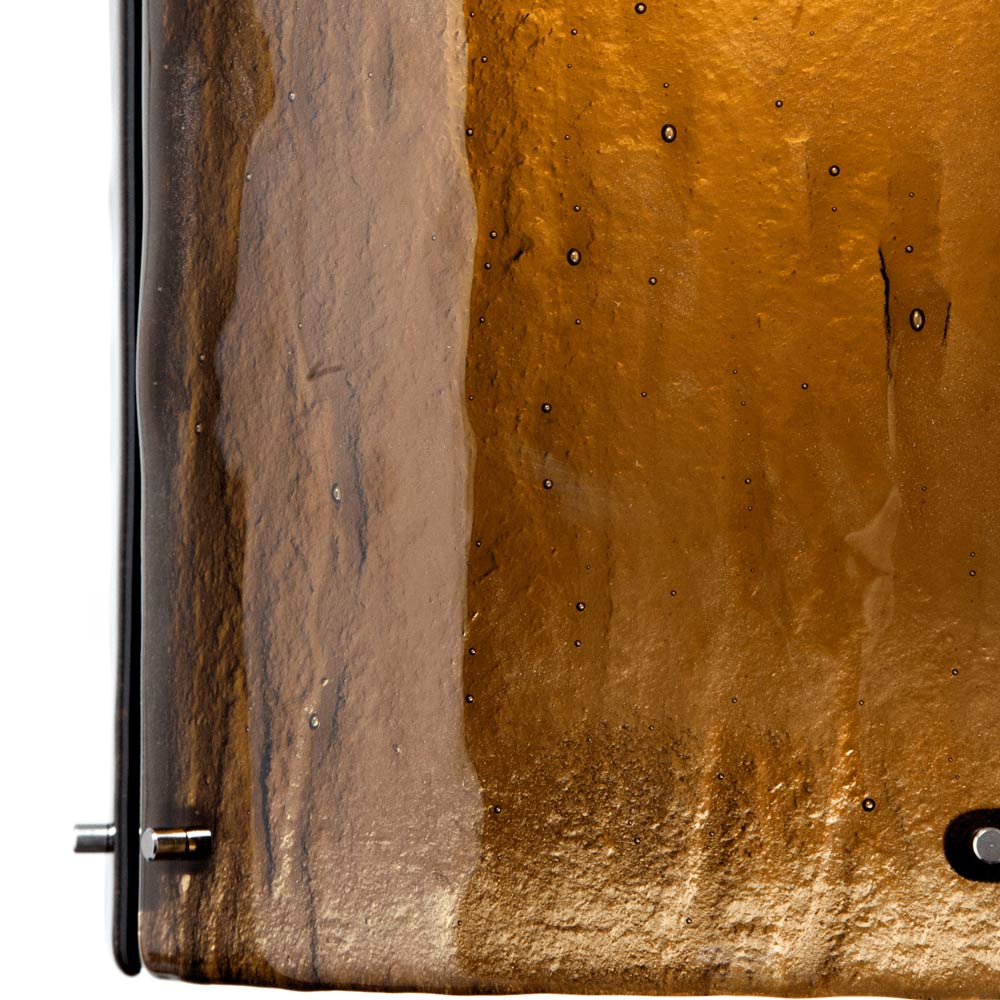 Textured Glass LED Pendant Light in Detail.