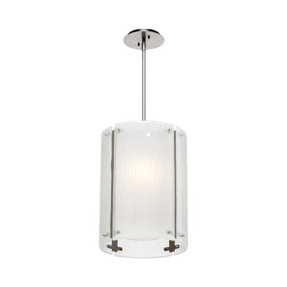 Textured Glass LED Pendant Light in Detail.
