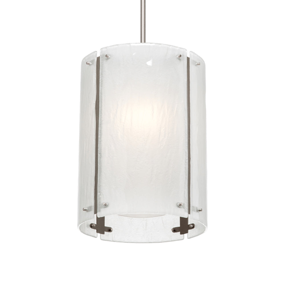 Textured Glass LED Pendant Light in Detail.