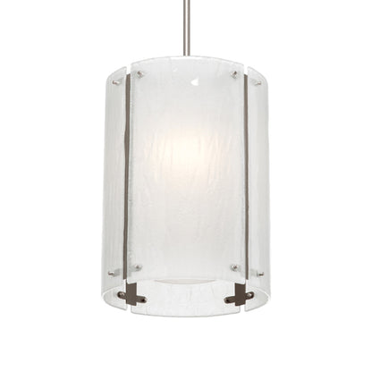 Textured Glass LED Pendant Light in Detail.