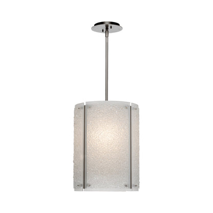 Textured Glass LED Pendant Light in Detail.