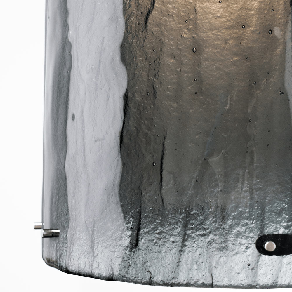Textured Glass LED Pendant Light in Detail.