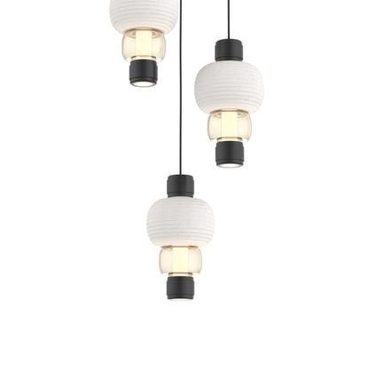 Torno Mandrel 3-Light LED Pendant Light in Detail.