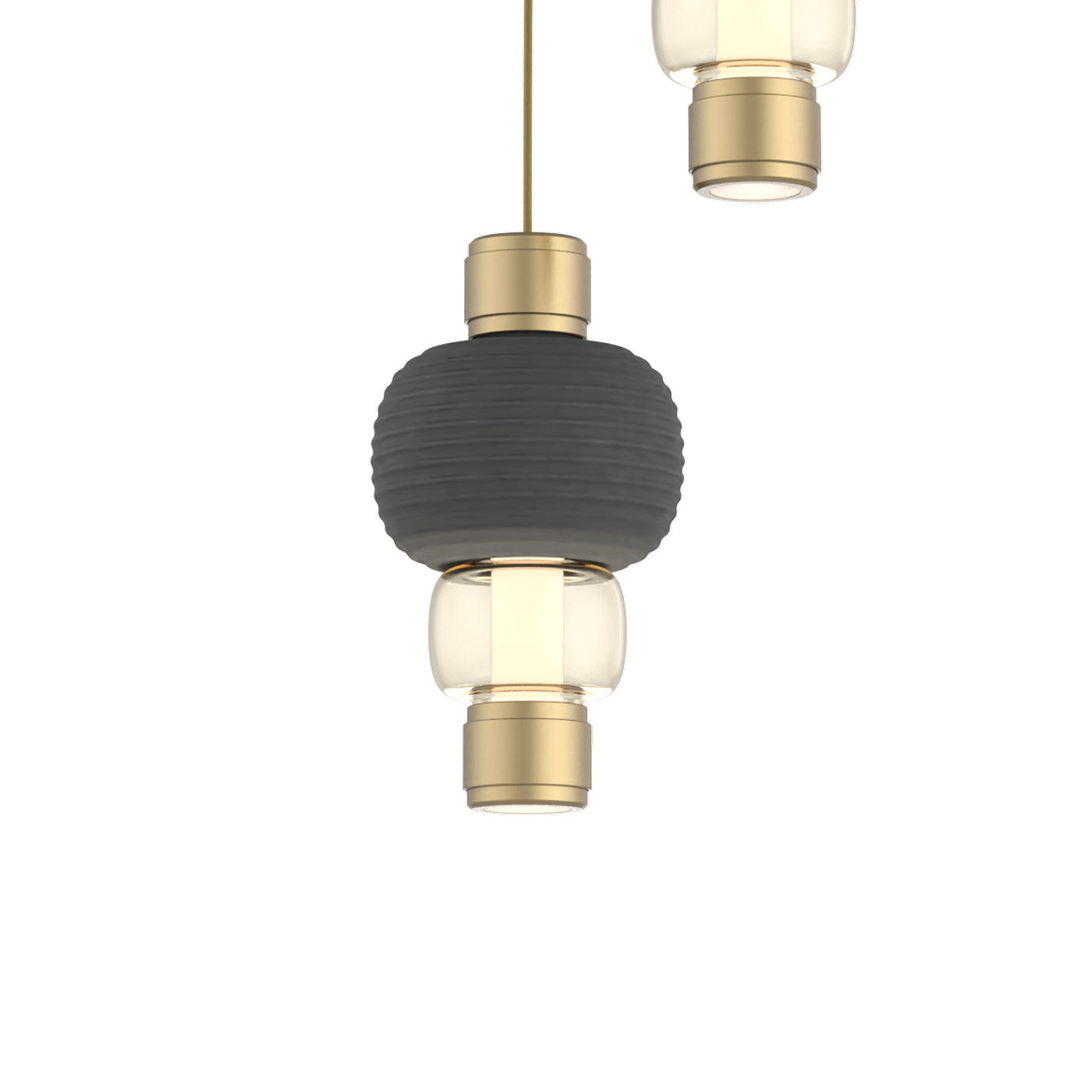 Torno Mandrel 3-Light LED Pendant Light in Detail.