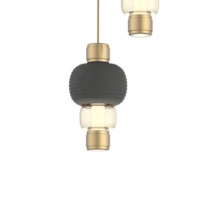 Torno Mandrel 3-Light LED Pendant Light in Detail.
