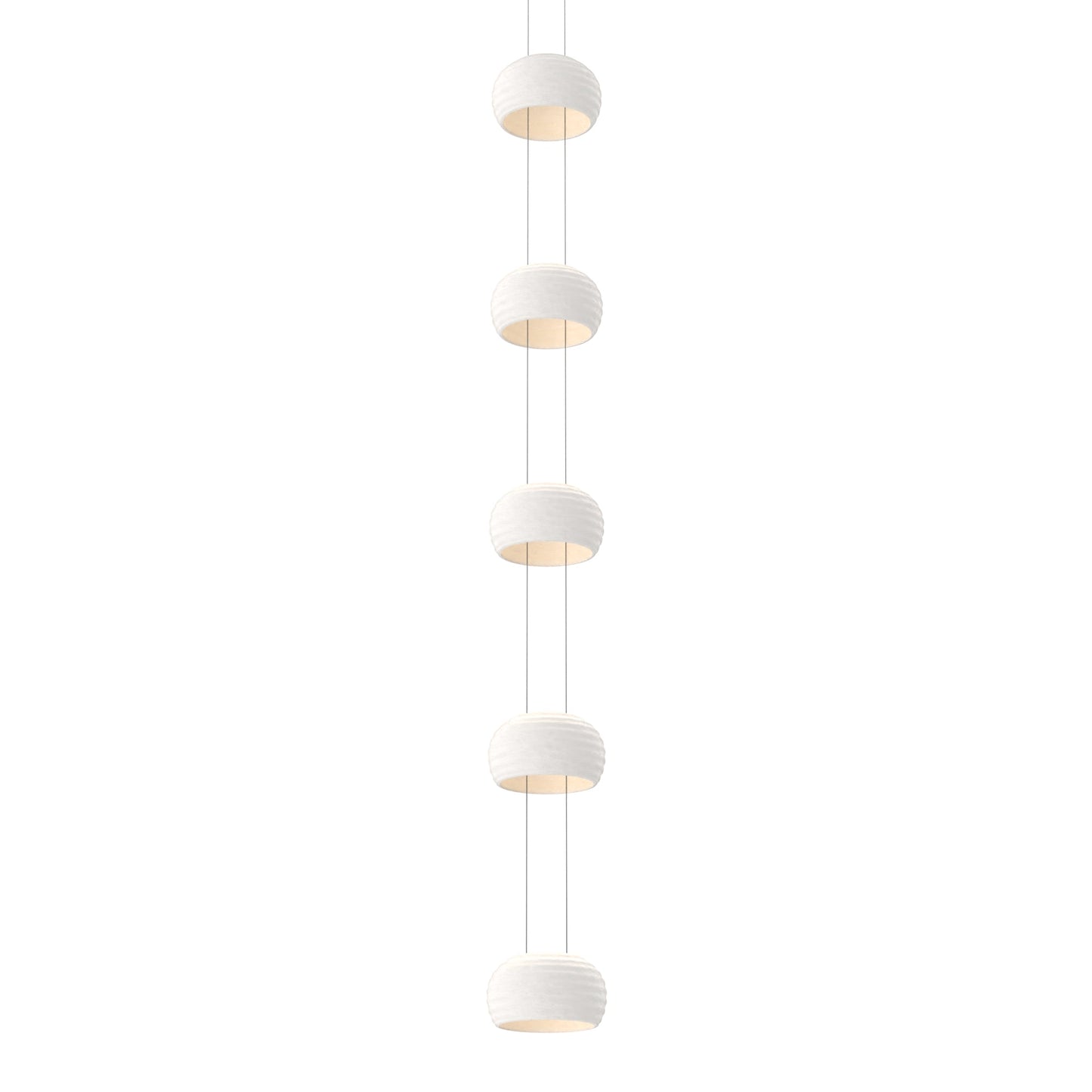 Torno Single Stairwell LED Pendant Light in Detail.
