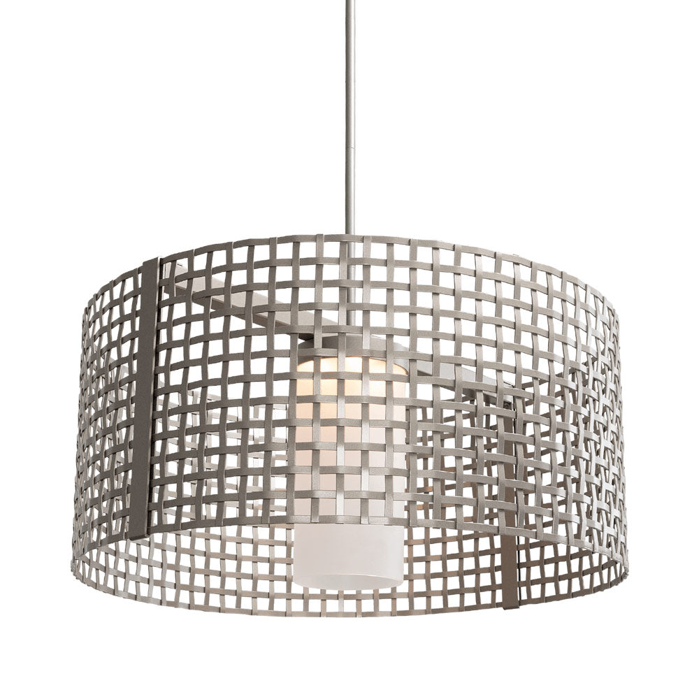 Tweed Drum LED Chandelier.