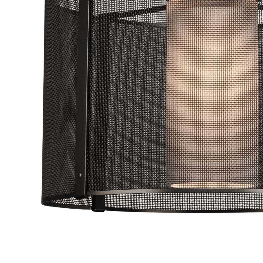 Uptown Mesh Drum LED Chandelier in Detail.