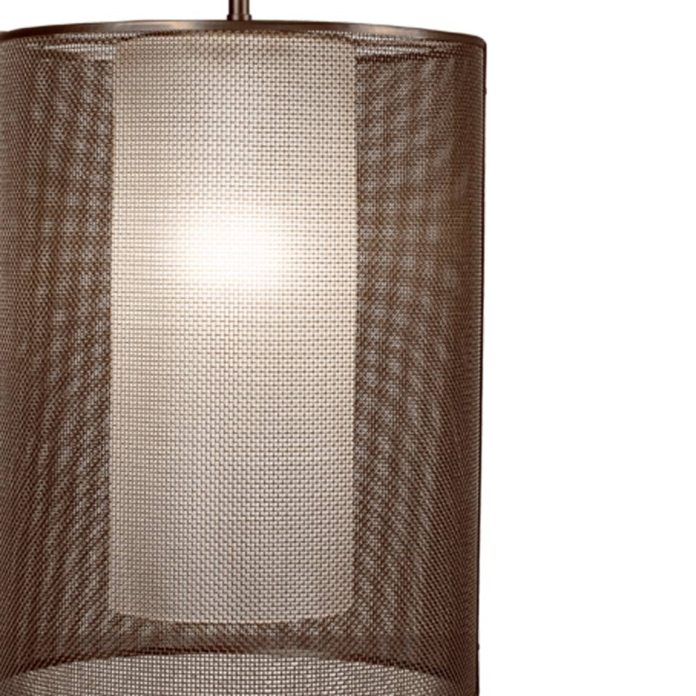 Uptown Mesh Frosted LED Pendant Light in Detail.