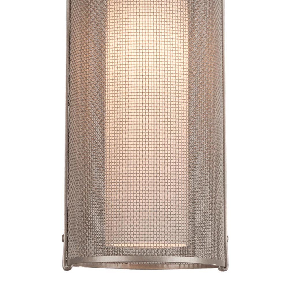Uptown Mesh Frosted LED Pendant Light in Detail.