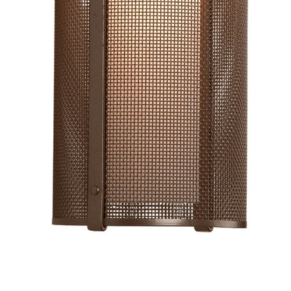 Uptown Mesh LED Wall Light in Detail.