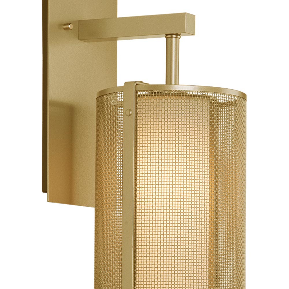 Uptown Mesh LED Wall Light in Detail.