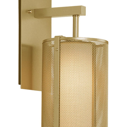 Uptown Mesh LED Wall Light in Detail.