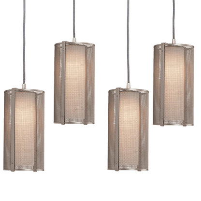 Uptown Mesh Linear LED Pendant Light in Detail.