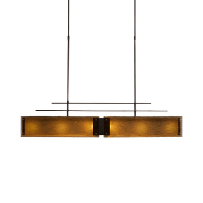Urban Loft Parallel Linear LED Chandelier.