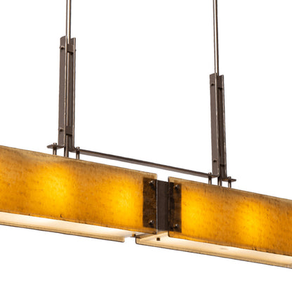 Urban Loft Trestle Linear LED Chandelier in Detail.