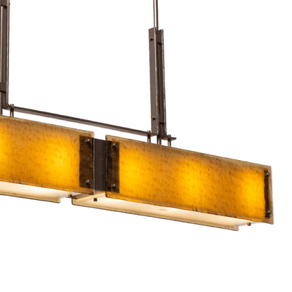 Urban Loft Trestle Linear LED Chandelier in Detail.