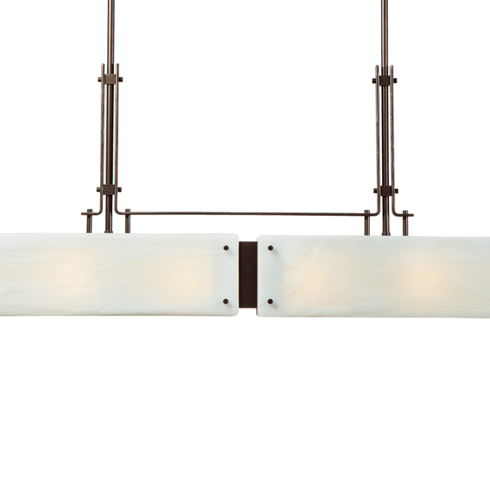 Urban Loft Trestle Linear LED Chandelier in Detail.