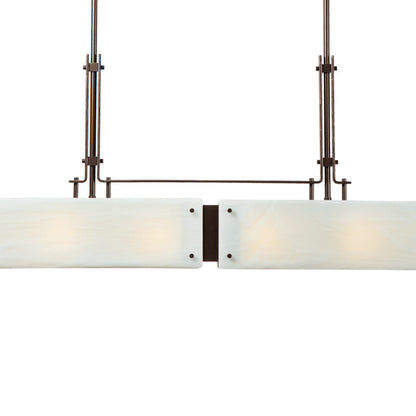 Urban Loft Trestle Linear LED Chandelier in Detail.