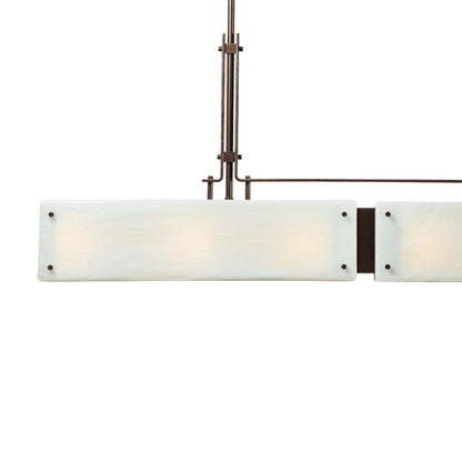 Urban Loft Trestle Linear LED Chandelier in Detail.